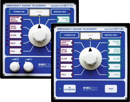 Emergency engine telegraph
